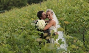 vineyard shot bride groom perfect wedding venue