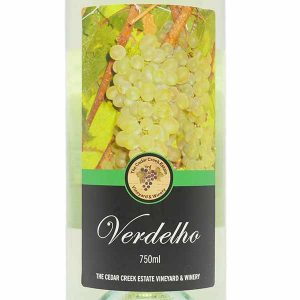 Verdelho white wine by Cedar Creek Estate